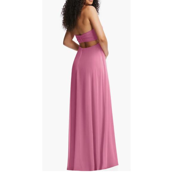 Strapless Empire Waist Chiffon Gown in Orchid Pink
Dessy Collection - Picture 2 of 10